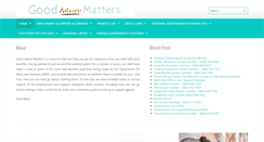 Desktop Screenshot of goodadvicematters.co.uk